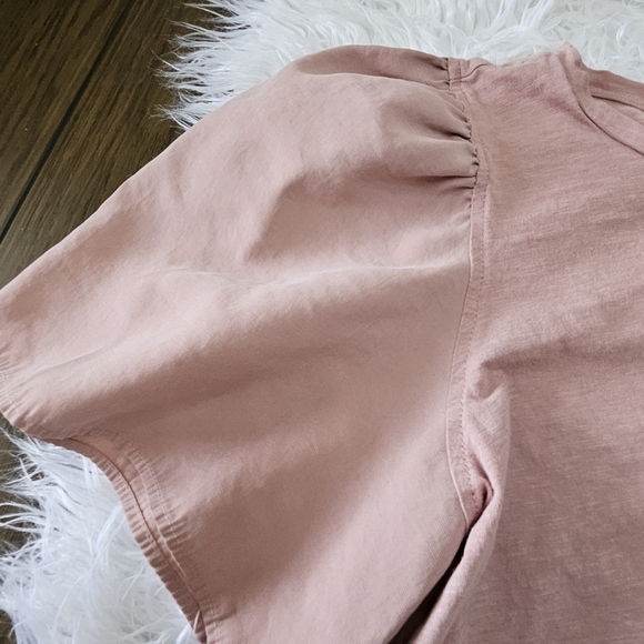 LOFT Blush Short Sleeve Top - Picture 3 of 3